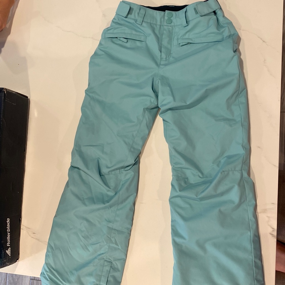 Billabong girls large ski pants. Blue